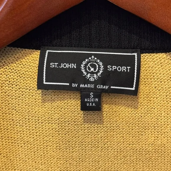Womens, St. John Sport Zip Up Cardigan Sweater, Size S
