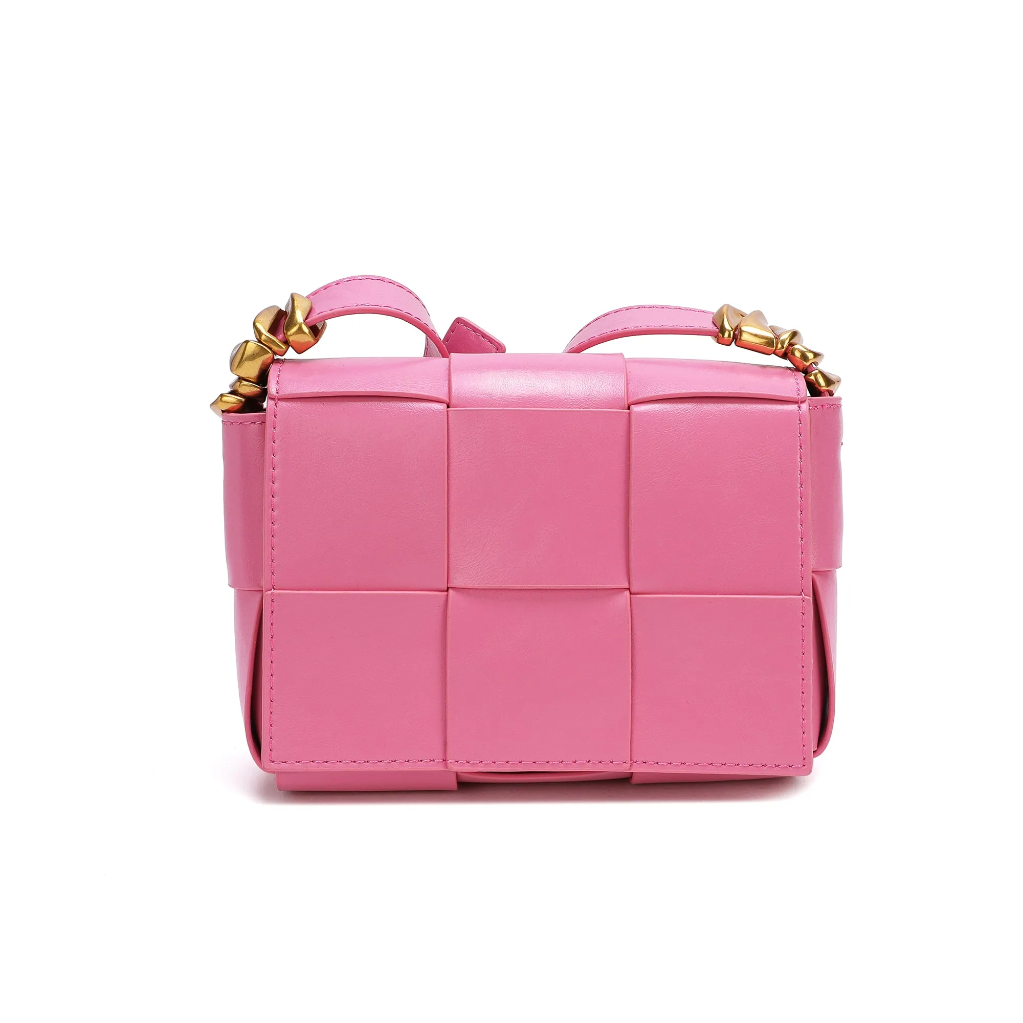 Woven Leather Crossbody Bag