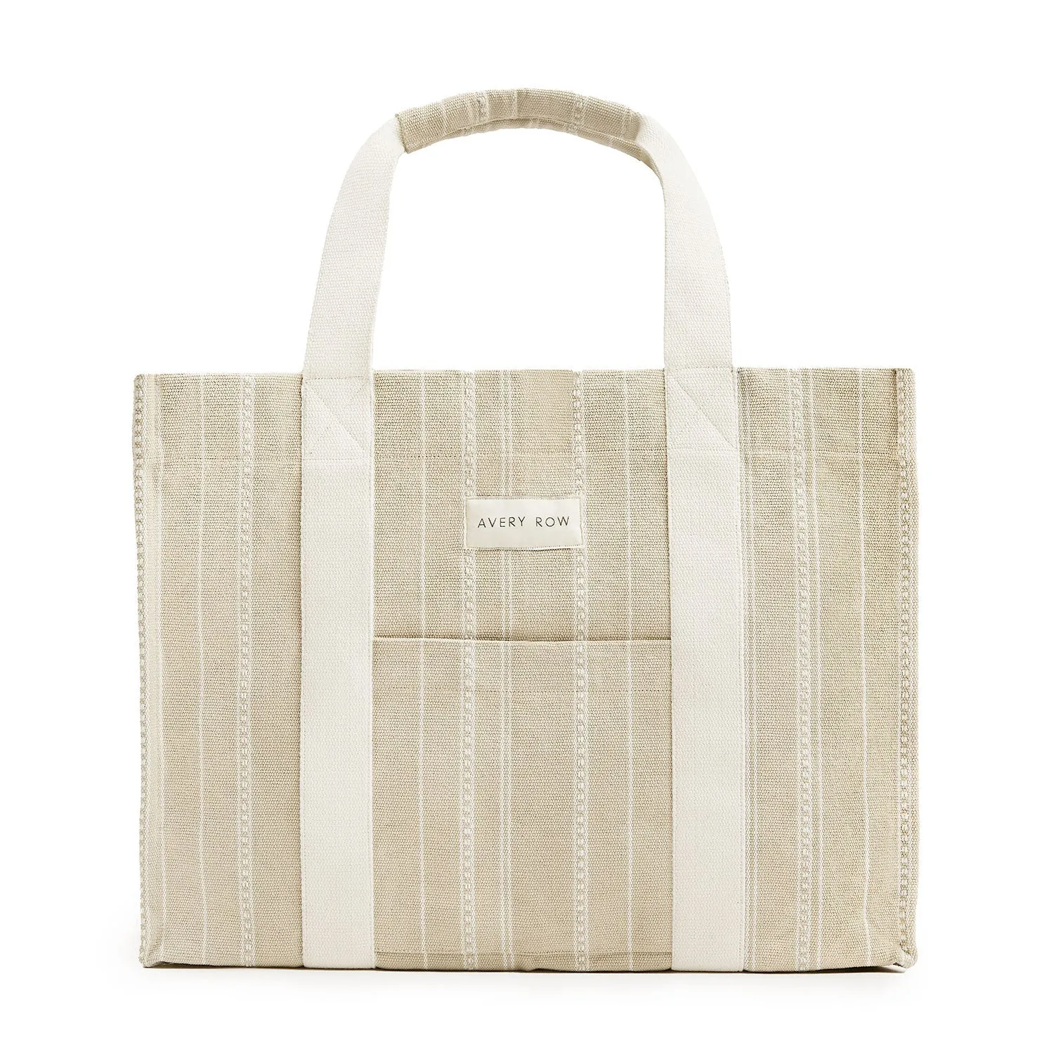 Woven Stripe Bag (Natural)