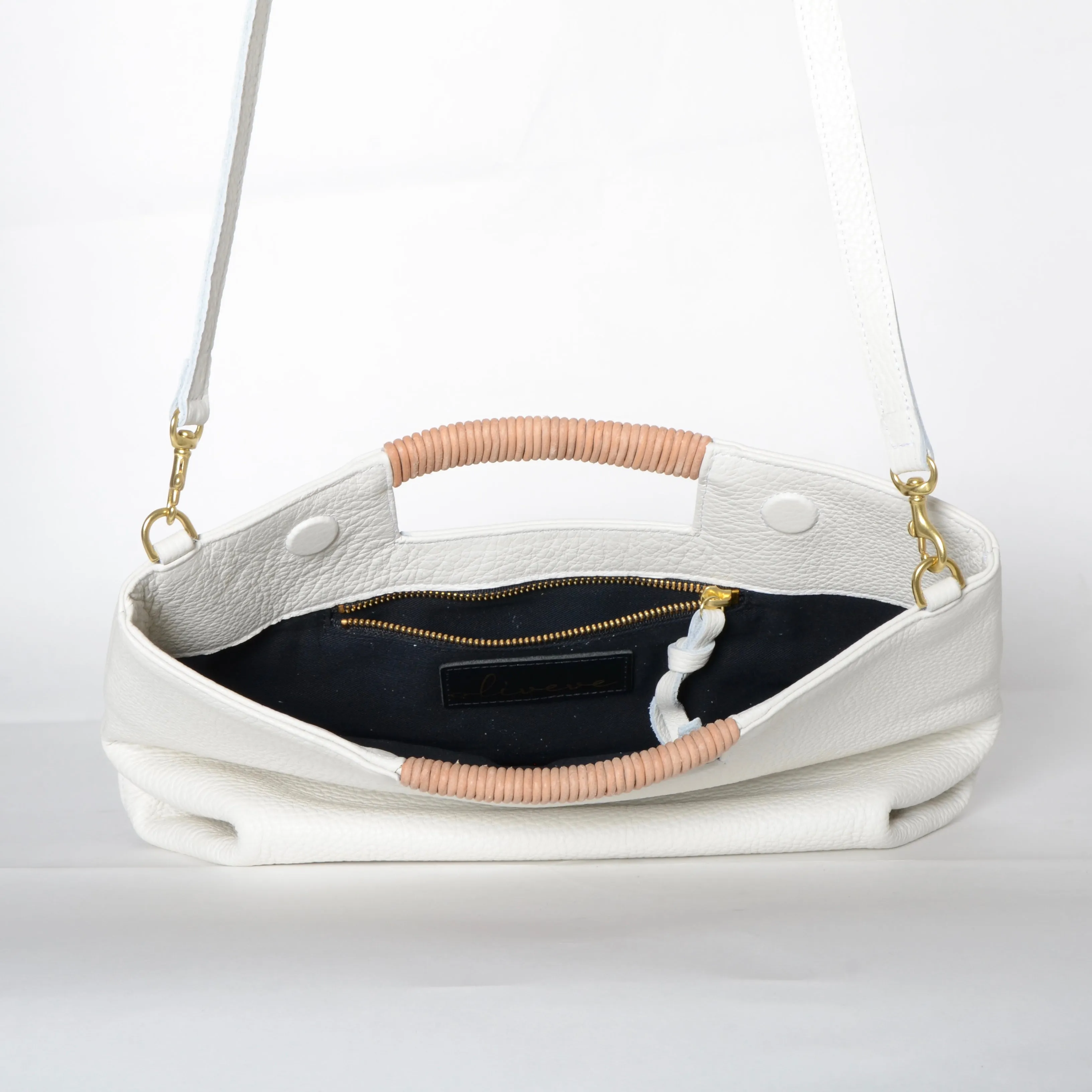 Wrapped Handle Crossbody Bag