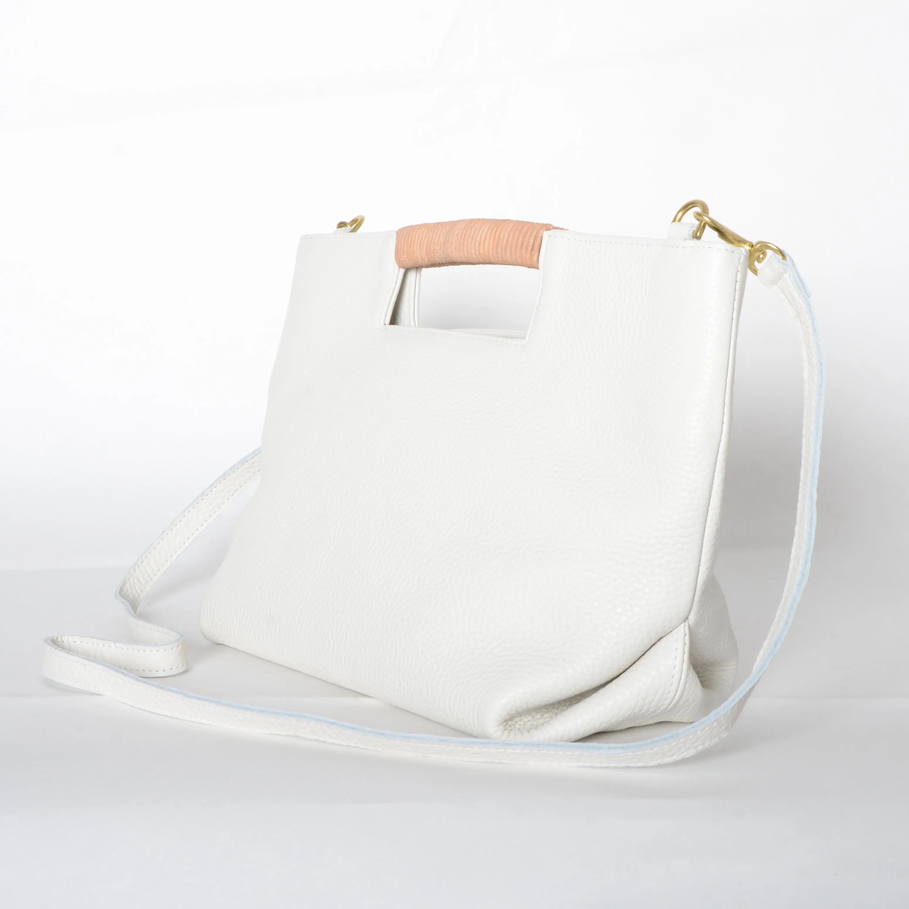 Wrapped Handle Crossbody Bag