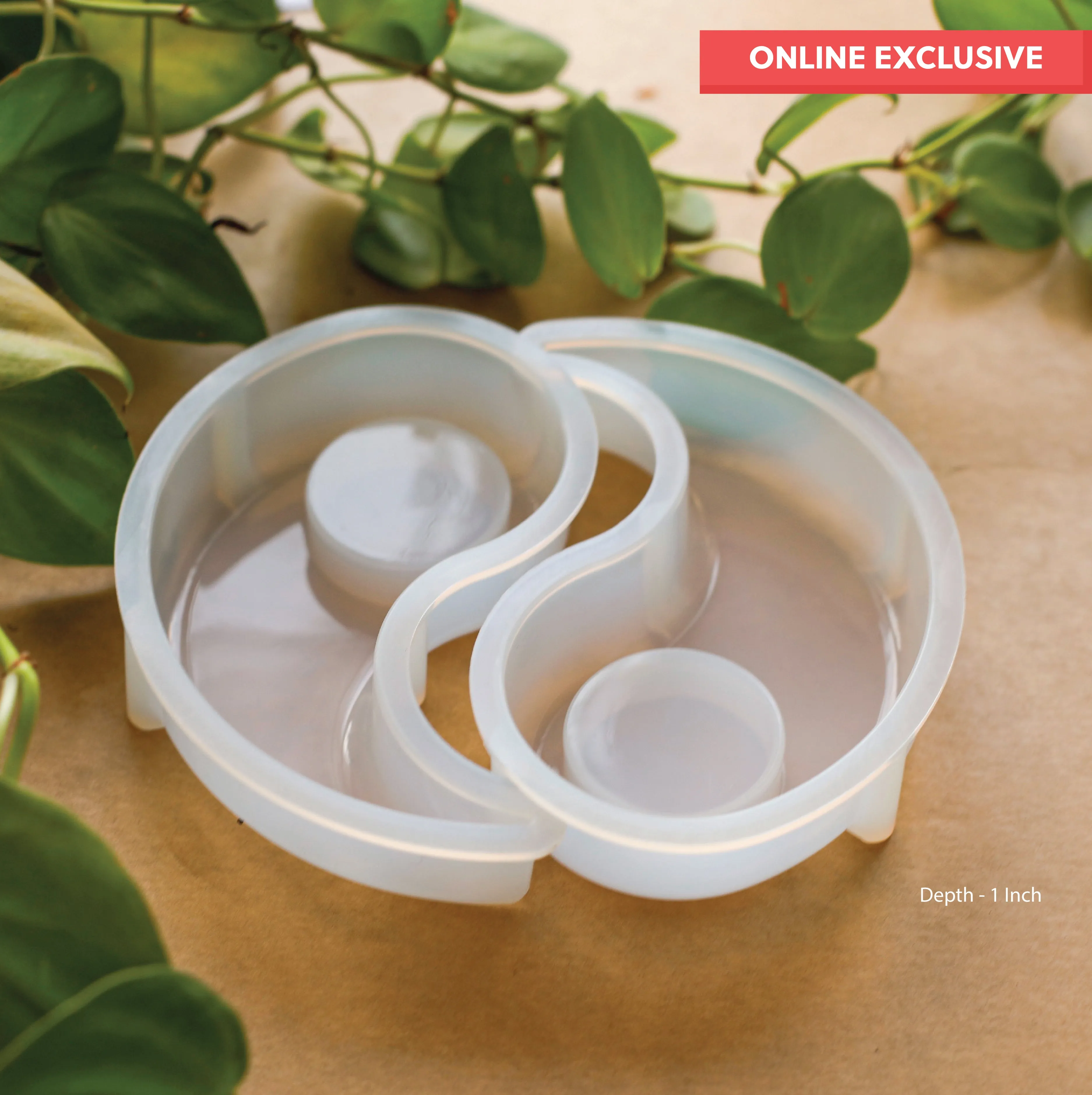 Yin Yang Tea light Holder Mould(M67)