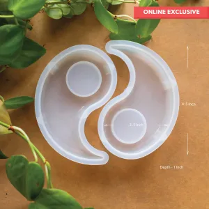 Yin Yang Tea light Holder Mould(M67)
