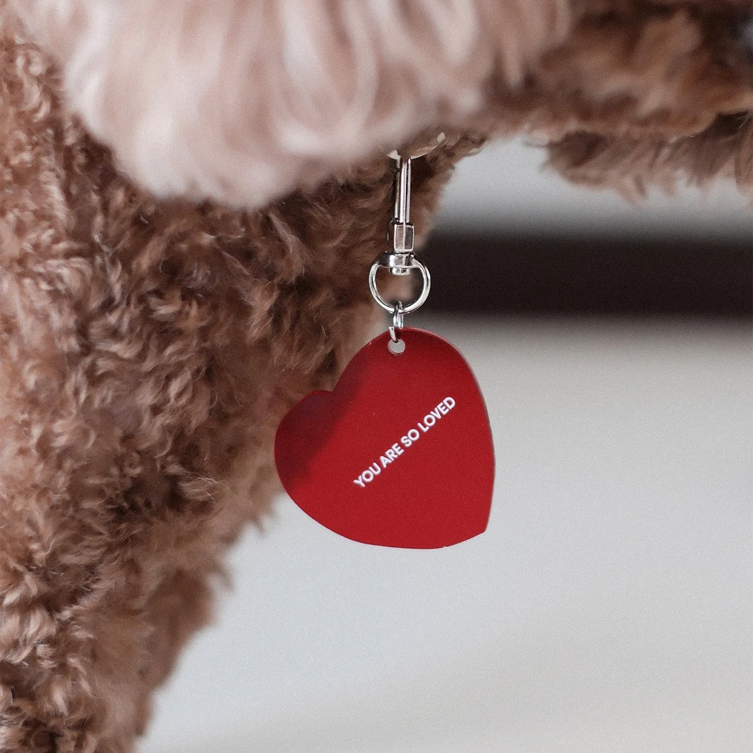 You Are So Loved {Translucent Acrylic Keychain}