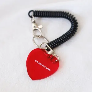You Are So Loved {Translucent Acrylic Keychain}