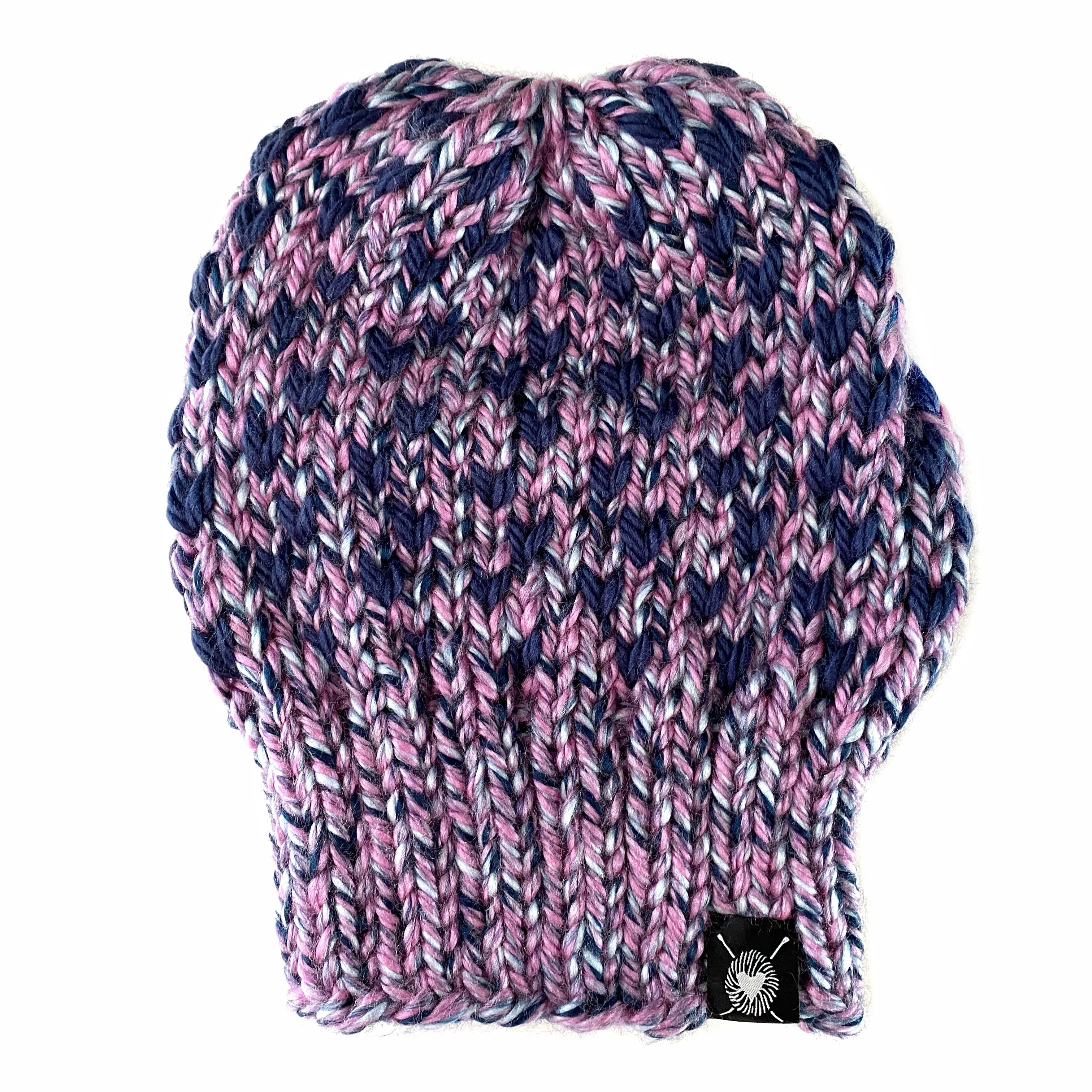 Zero Waste: Tiny Hearts Slouchy Beanie(wool free)