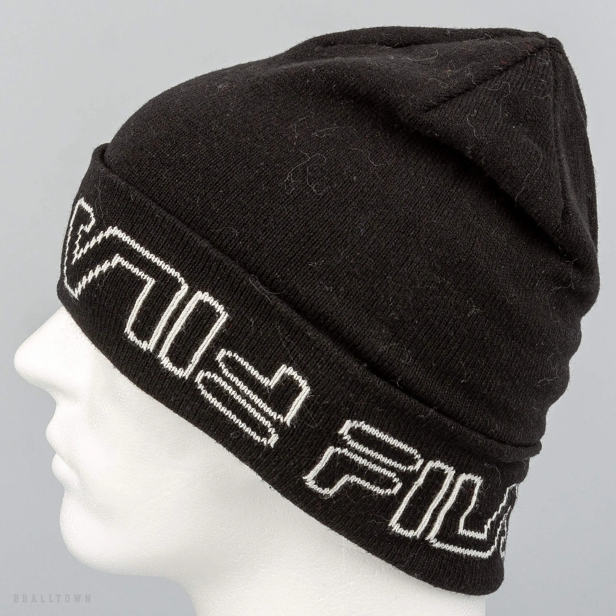 Zimná čiapka Fila Slouchy Beanie Outline Logo čierna