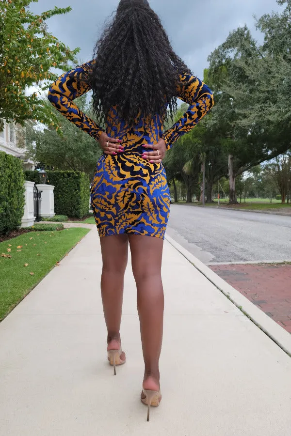 Zipper Mini Dress
