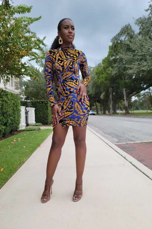 Zipper Mini Dress