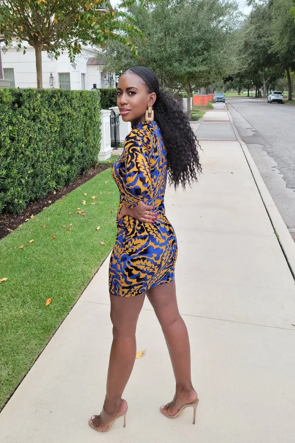 Zipper Mini Dress